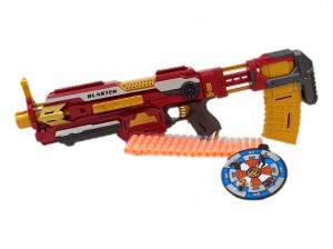 Blaster Super Eroii Avengers4 pentru copii, 20 gloante incluse, rosu - Img 4