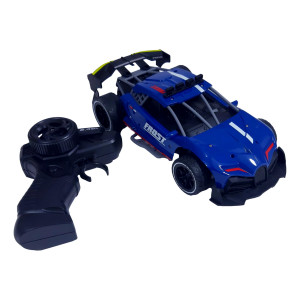 Masina Bugatti, Comanda prin controler de mana, Acumulator Reincaracbil, cu Telecomanda RC 1:16, 2.4Ghz, Albastru - Img 2