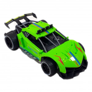Masina Lamborghini, Comanda prin controler de mana, Acumulator Reincaracbil, cu Telecomanda RC 1:16, 2.4Ghz, Verde - Img 6