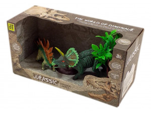 Set 2 Figurine Dinozauri, Aspect Realist, Accesorii Jurassic World, accesoriu oua dinozaur - Img 6