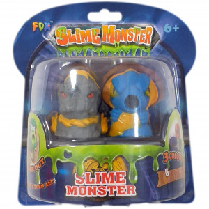 Set 2 Figurine Monstri Slime, Multicolor - Img 1
