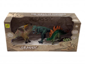 Set 3 Figurine Dinozauri, Aspect Realist,Jurassic World, Accesorii oua dinozaur - Img 3