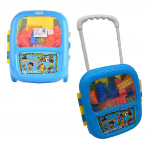 Set Cuburi pentru Construit 82 piese, Multicolor - Img 3