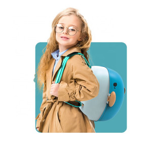 Jucarie de rol, trusa de doctor 4 in1 tip rucsac, geanta si birou "Balena Minunata", 39 accesorii incluse, portabil, bleu - Img 7
