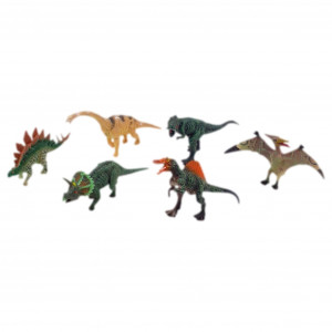 Set 6 Figurine Dinozauri, Model Jurassic World, 3+ - Img 1