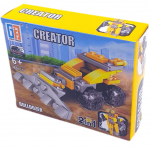 Set Constructie Creator, 2 in 1, Multicolor, 43 piese - Img 3