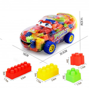 Set Cuburi pentru Construit 118 piese, Multi Color - Img 4