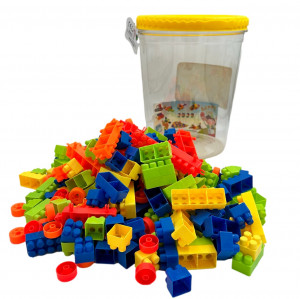 Set Cuburi pentru Construit 245 piese, Multi Color - Img 2