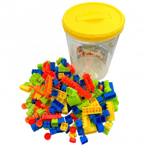 Set Cuburi pentru Construit 245 piese, Multi Color - Img 11