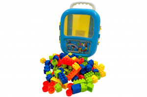 Set Cuburi pentru Construit 82 piese, Multicolor - Img 6