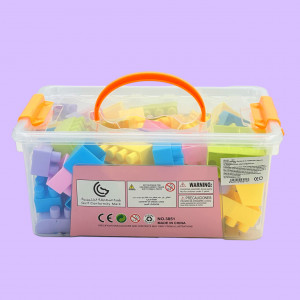 Set Cuburi pentru Construit "Universul printeselor", 74 piese, multicolor - Img 17