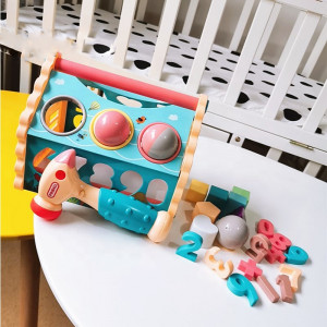 Joc Educativ, Cub cu Sortator de Forme, Multicolor - Img 7