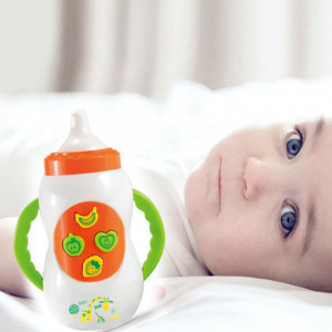 Jucarie interactiva bebelusi biberon, Multicolor - Img 1