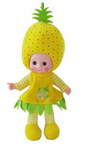 Papusa muzicala Ananas, bumbac 36cm, 3 melodii pentru copii - Img 5