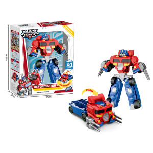 Robot Max, se Deformeaza si Transforma in camion, multicolor - Img 4