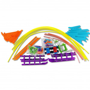 Circuit pista masini Trix Trux 2 masinute merg pe sfoara, Multicolor - Img 4