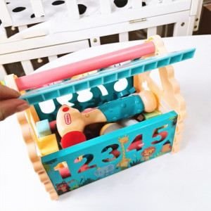 Joc Educativ, Cub cu Sortator de Forme, Multicolor - Img 8
