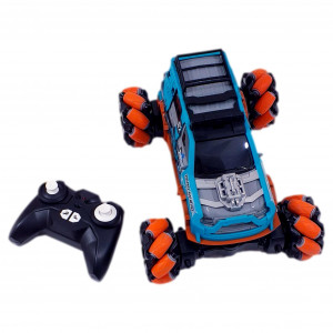Masina RC 1:14 Face Drifturi si Rasucire, Merge lateral, Roti speciale, Viteza 2.4G, Albastra - Img 5