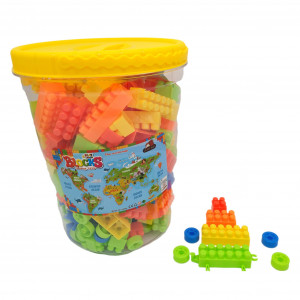 Set Cuburi pentru Construit 245 piese, Multi Color - Img 9