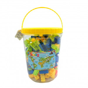 Set Cuburi pentru Construit 245 piese, Multi Color - Img 12