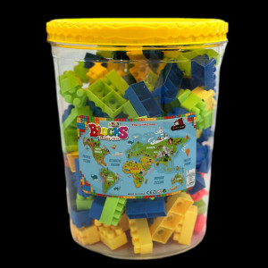 Set Cuburi pentru Construit 245 piese, Multi Color - Img 15
