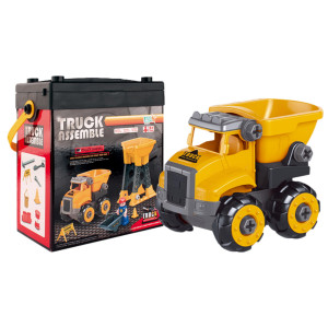 Set de constructii Buldozer la Galetusa, figurine incluse,14 piese - Img 2