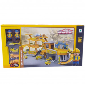 Set Masinute ,Parcare supraetajata, 82 piese,multicolor - Img 8