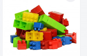Set Cuburi pentru Construit 82 piese, Multicolor - Img 7