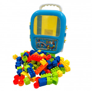 Set Cuburi pentru Construit 82 piese, Multicolor - Img 12