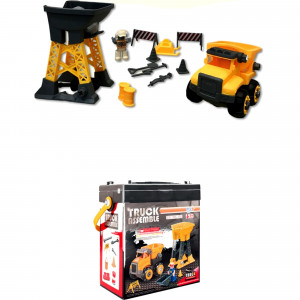 Set de constructii Buldozer la Galetusa, figurine incluse,14 piese - Img 3