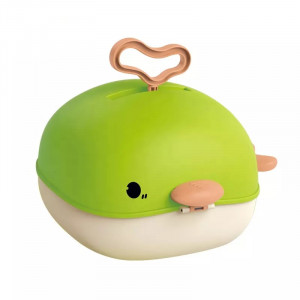 Set figurine dinozauri, Lumea dinozaurilor, 2in1 tip mini rucsac, portabila, verde - Img 11