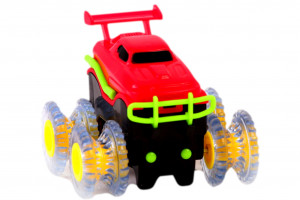 Set masinute, Track Rope Car, circuit cu masinuta, merge pe sfoara si rotile lumineaza - Img 4