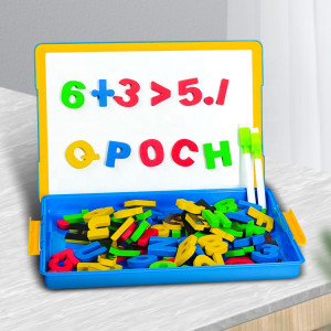 Set Mini Tabla Magnetica pentru copii, litere si cifre, multicolor - Img 1