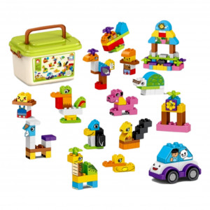 Set Puzzle pentru copii Creativ Set cuburi de constructie, ansamblu Fun DIY, 180 piese - Img 2