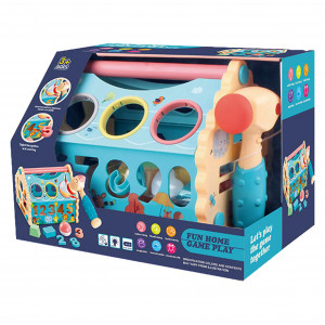 Joc Educativ, Cub cu Sortator de Forme, Multicolor - Img 11