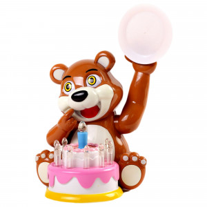 Jucarie Interactiva, Party Bear, Cu aruncator de placinte, lumini Si Sunet - Img 4