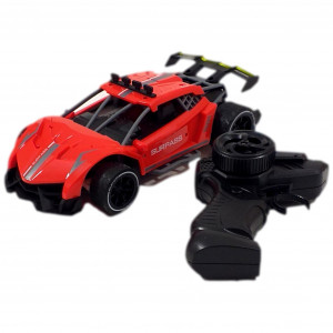 Masina Lamborghini, Comanda prin controler de mana, Acumulator Reincaracbil, cu Telecomanda RC 1:16, 2.4Ghz, Rosie - Img 1
