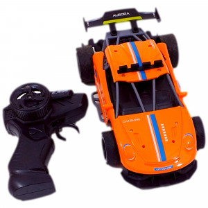Masina Porsche, Comanda prin controler de mana, Acumulator Reincaracbil, cu Telecomanda RC 1:16, 2.4Ghz, Portocaliu