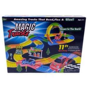 Pista flexibila Glow in the dark 528 Piese Neon lumineaza in intuneric - Img 2