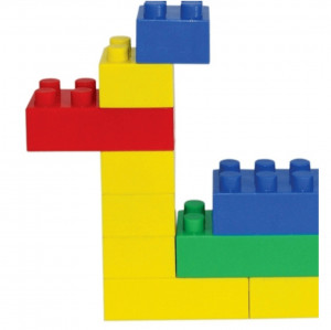 Set Cuburi pentru Construit 82 piese, Multicolor - Img 8