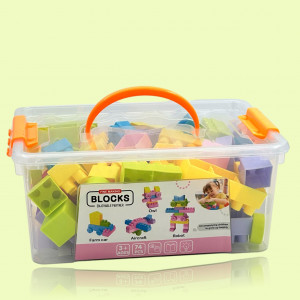 Set Cuburi pentru Construit "Universul printeselor", 74 piese, multicolor - Img 4