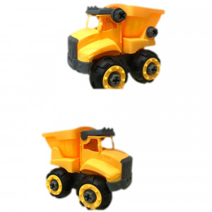 Set de constructii Buldozer la Galetusa, figurine incluse,14 piese - Img 7
