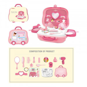 Set frumusete, Salonul de Frumusete din Masina Valiza, accesorii cochete