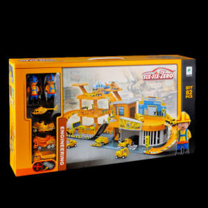 Set Masinute ,Parcare supraetajata, 82 piese,multicolor - Img 4