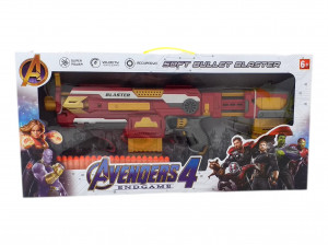 Blaster Super Eroii Avengers4 pentru copii, 20 gloante incluse, rosu - Img 2