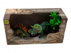 Set 2 Figurine Dinozauri, Aspect Realist, Accesorii Jurassic World, accesoriu oua dinozaur - Img 3