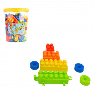 Set Cuburi pentru Construit 245 piese, Multi Color - Img 10
