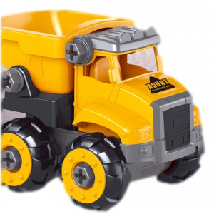 Set de constructii Buldozer la Galetusa, figurine incluse,14 piese - Img 8