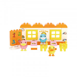 Set de constructii pentru copii Rucsac Troller 4in1 cu blocuri de constructii, 35 piese - Img 3
