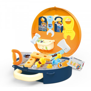 Set de unelte pentru baieti Valiza unelte 2in1, 22 piese, 3+ - Img 1